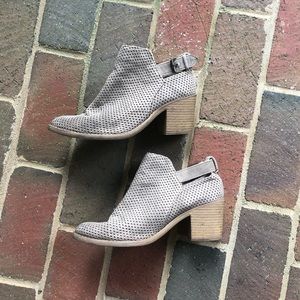 Tan booties